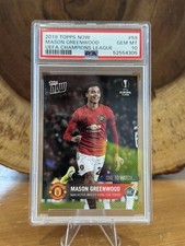 2019-20 Topps Now UCL One to Watch... Mason Greenwood  /13733 (RC)