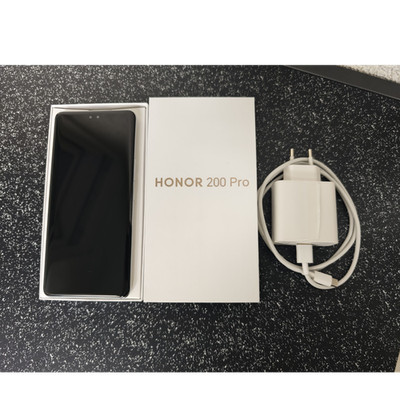 HONOR 200 pro moonlight +Smartwatch Honor Watch 4 Schwarz 