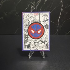 2025 Panini Marvel Anthology Spider-Man Badge Card, Memorabilia, RARE!