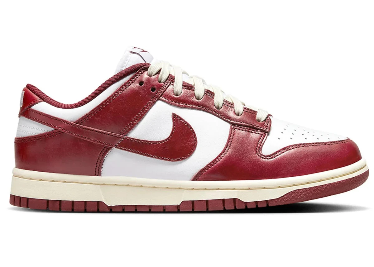 Nike Dunk Premium Low Vintage Red W for sale - eBay