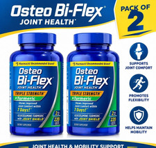 2 Pack Osteo Bi-Flex Triple Strength Joint Health Turmeric 220 Ct Exp 2028,