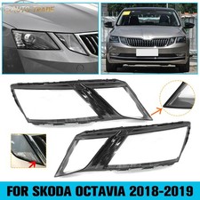 Headlight Lens Cover Clear Headlamp Lampshade For Skoda Octavia 2018 2019 2020