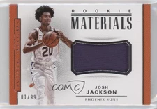 2017 Panini National Treasures Rookie Materials 1/99 Josh Jackson #RM-7 RC 8f4