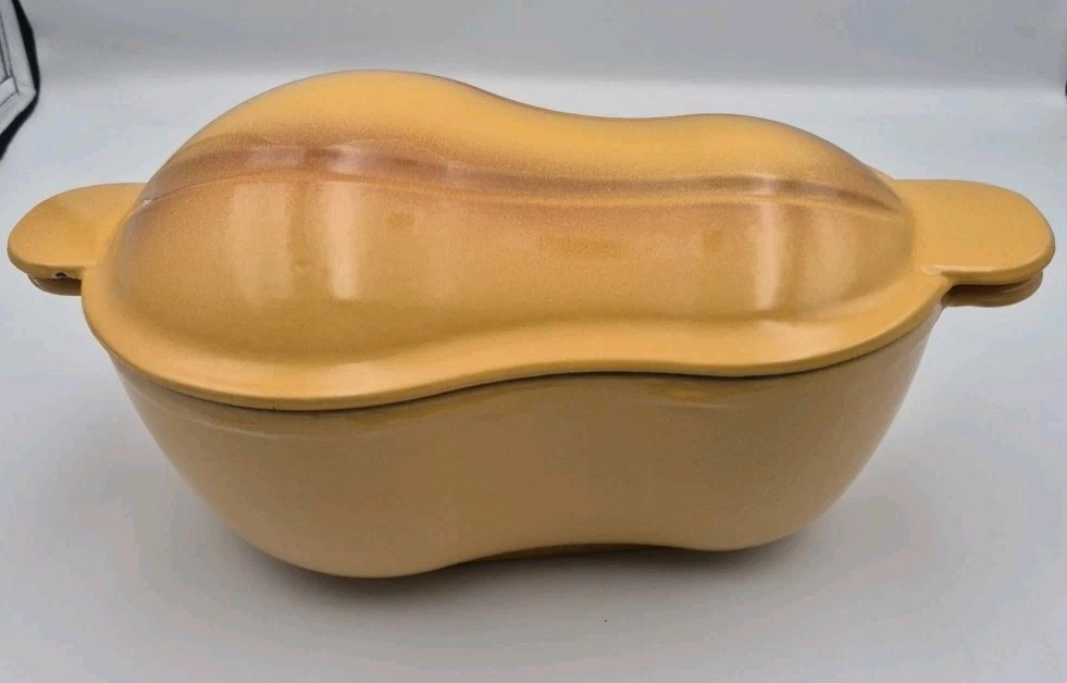 Technique Enamel Cast Iron Butternut Squash Dutch Oven With Handles