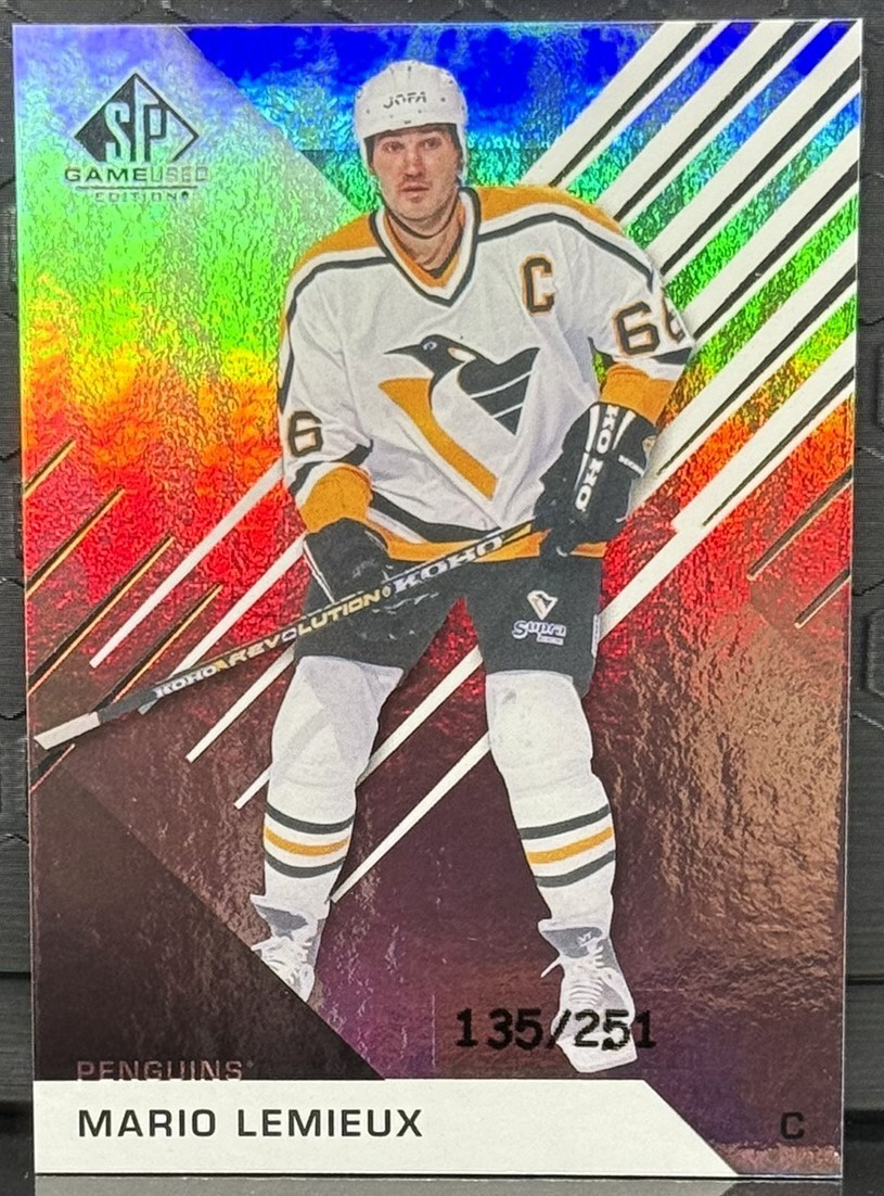 2016-17 SP Game Used Hockey #97 Mario Lemieux Rainbow Player Age #135/251
