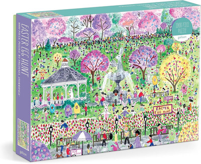 Galison Easter Egg Hunt 1000 Piece Michael Storrings Jigsaw Puzzle NEW SEALED