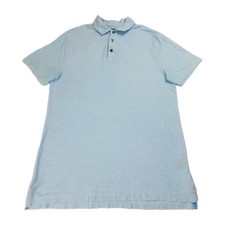 Rodd  Gunn Polo Shirt Mens Size Large Blue Short Sleeve Casual Sports Fit Adult