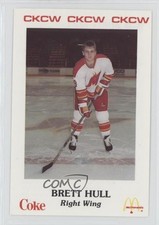 1986-87 Moncton Golden Flame PLAY (Police Laws and Youth) Brett Hull #20 HOF 7i6
