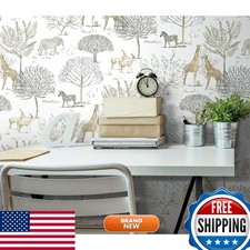 York Wallcoverings PSW1212RL Neutral On The Savanna Peel Stick Wallpaper