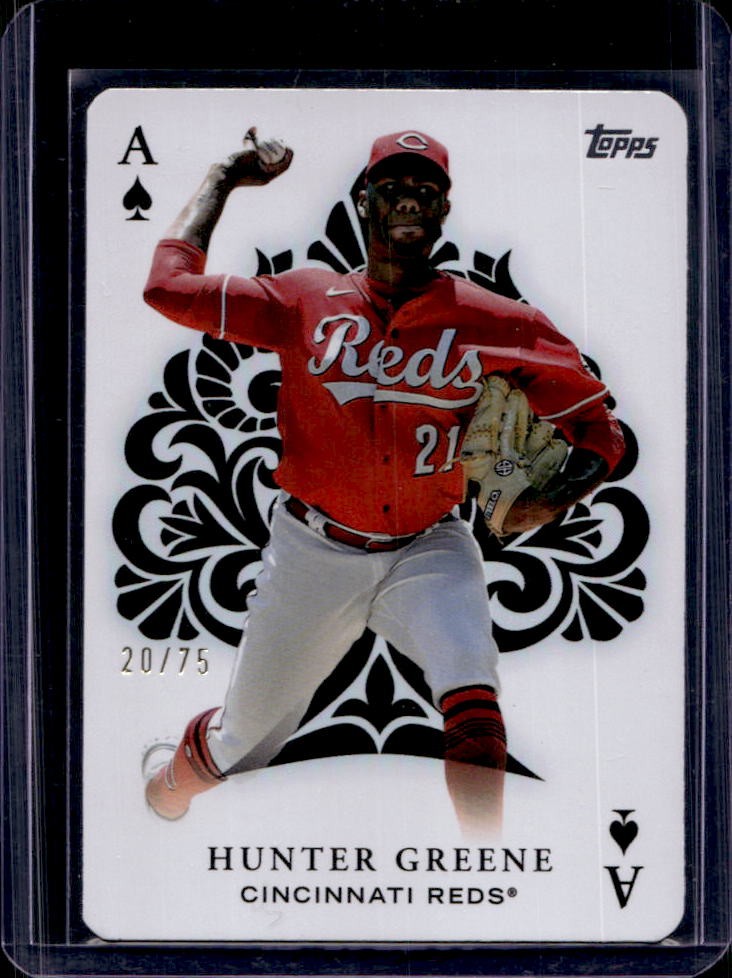 2023 Topps Hunter Greene All Aces Gold #/75 Reds
