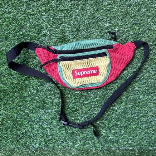 Sac taille string logo boîte « RASTA » 2021 Supreme SS21 authentique