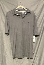 NWT Quiksilver Charcoal Polo Shirt Men  s Size Small Waterman Collection