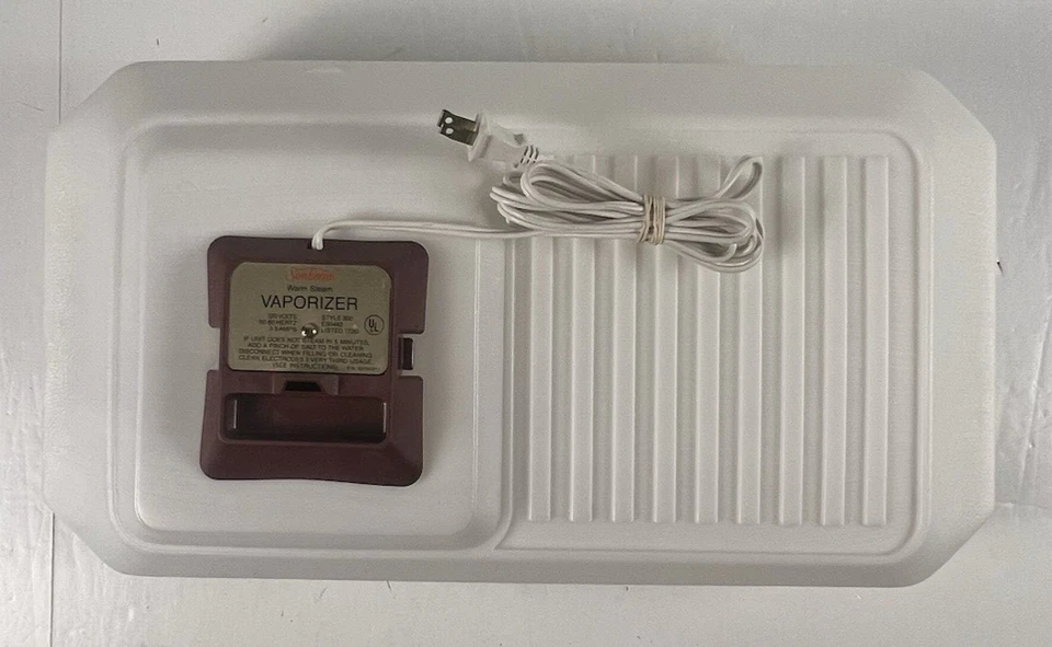 Vaporizador de vapor cálido Sunbeam vintage modelo # 1378 2 galones con caja salud bebé Foto 2 de 4