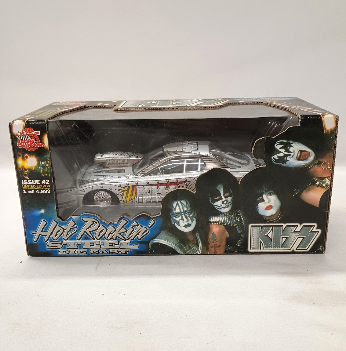 KISS Hot Rockin Steel Diecast Car 1:24 1998 Racing Champions Issue