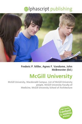 McGill University Frederic P. Miller (u. a.) Taschenbuch Englisch 2026