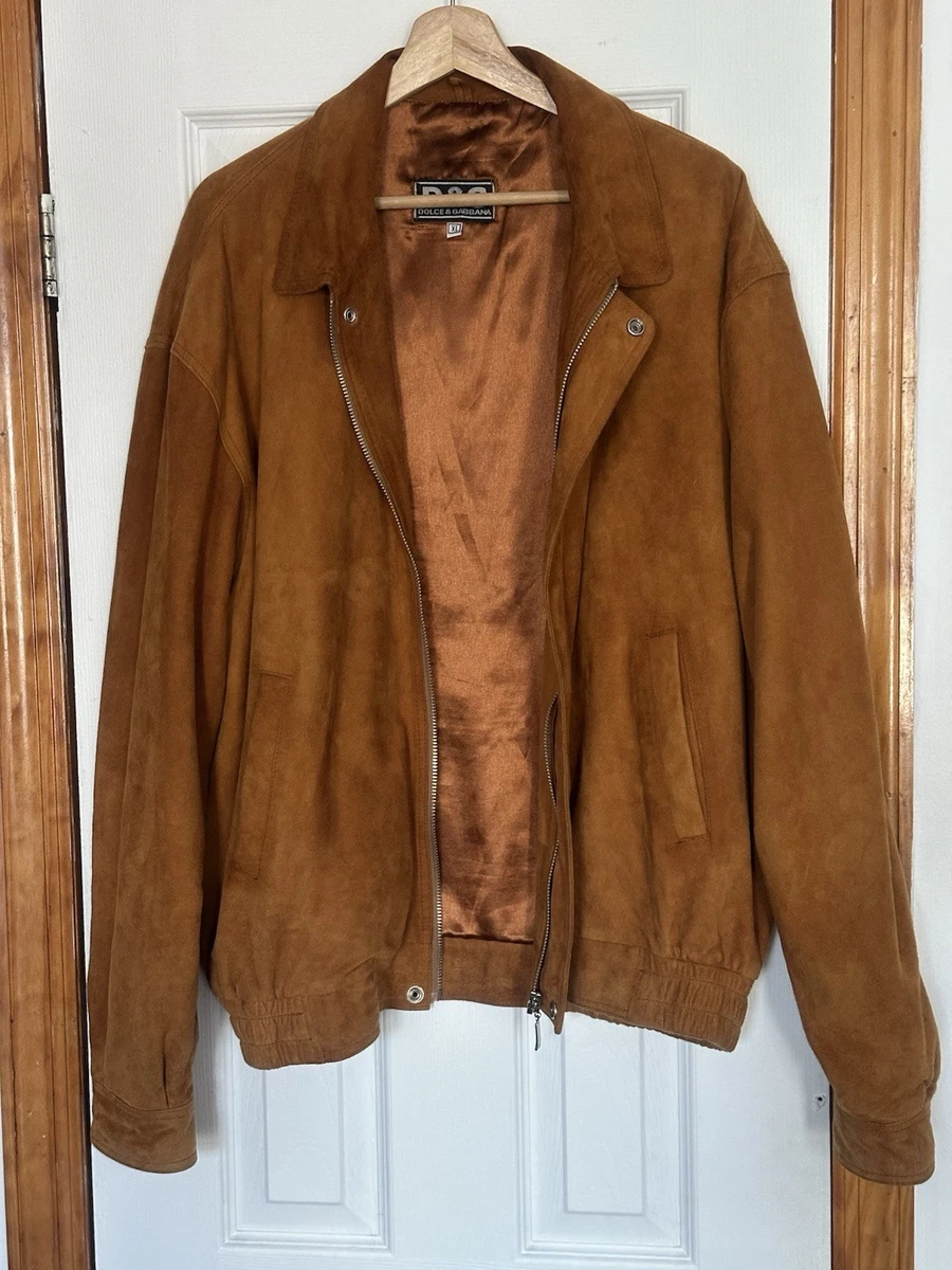【ドルチェアンドガッバーナ】　スエードジャケット　40 ヴィンテージ　90s Vintage Dolce And Gabbana In Men's Coats & Jackets for sale | eBay