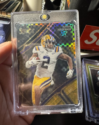 Panini Select Draft Picks 2023 Justin Jefferson #152 Field Level LSU Tigers /100