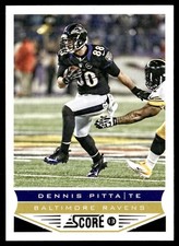 2013 Score Dennis Pitta Baltimore Ravens #19