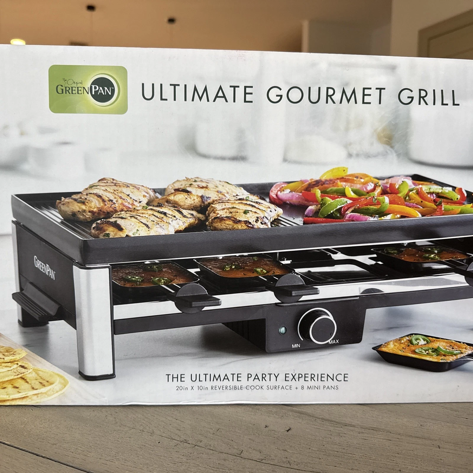 GreenPan Electrics Healthy Ceramic Nonstick, 3-in-1 Reversible Grill, Griddle...
