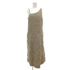 Fumika Uchida FUMIKA_UCHIDA jumper skirt dress 36 hemp linen asymmetric Used 951