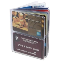 Hipster Double High 8 Page Wallet Insert for Credit Cards