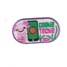 Girl Scout Cookie Sale 2024 Patch Techie FREE SHIPPING GSP078
