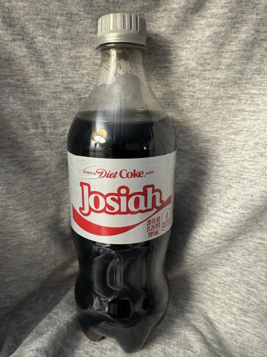 Share A Coke with Josiah 2025 Personalized Gift Coca Cola Bottle