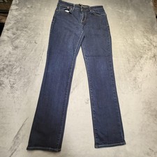 Levis Jeans Womens 8/29 Blue Demi Curve Classic Rise Slim Leg Stretch Dark Wash