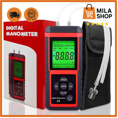Digital Manometer Luftdruck Messgeraet Reifen Auto Wohnmobil Bus Reifendruck
