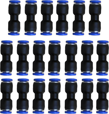 1/4 OD Pneumatic Quick Connector Push to Connect Fittings Straight Union/Coupler