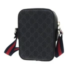 Mini sac à bandoulière Gucci GG Supreme 682357 gris occasion