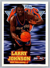 Larry Johnson 1997-98 Hoops Set Break BASKETBALL #104 New York Knicks