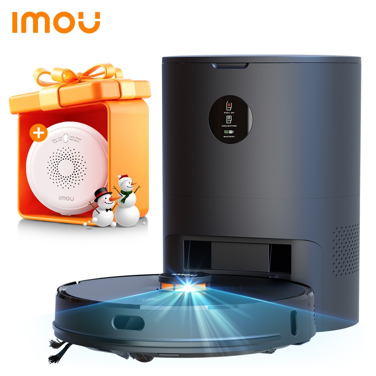 Robot aspirador IMOU RV1 Pro Max 6500Pa 60 días manos libres 3 en 1