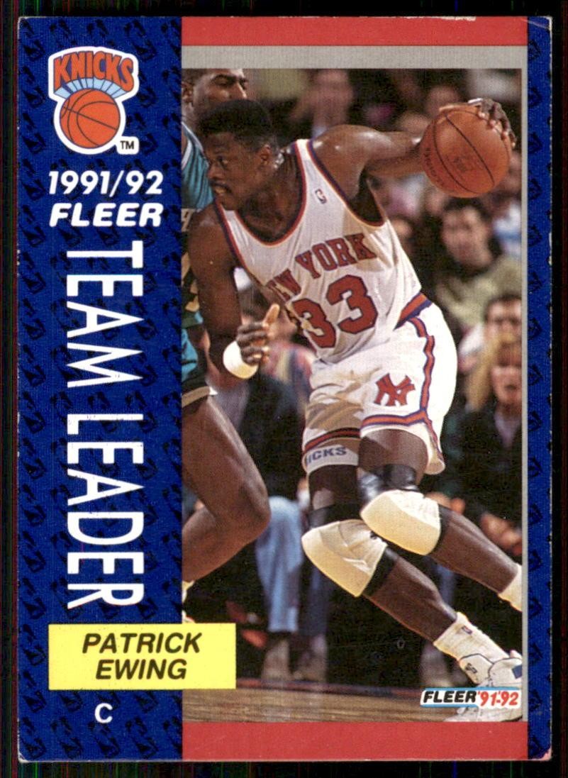 1991-92 Fleer #389 Patrick Ewing