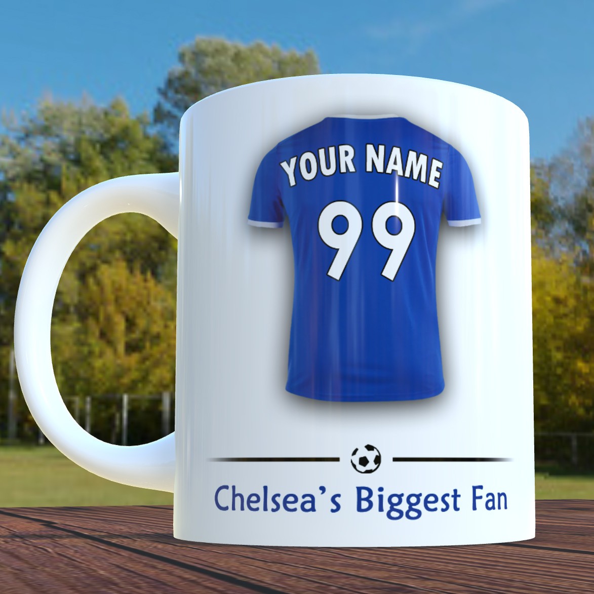 Chelsea Mug Personalised Chelsea Cup Football Supporters Fans Gift