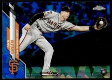2020 Topps Chrome Saphire Update Zach Green Rookie San Francisco Giants #U-197