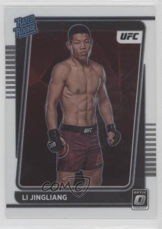 2022 Panini Donruss Optic UFC Rated Rookie Li Jingliang #113 0w8