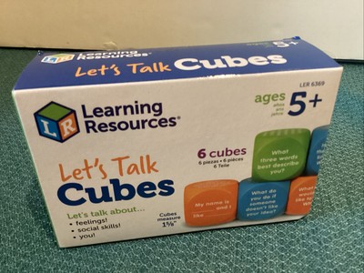 Let s Talk Cubes - Learning Resources - 6 Cubes Ages 5+ SEL & Autism Therapy