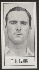 BARRATT-TEST CRICKETERS 1957 (SERIES B)-#36- KENT - EVANS