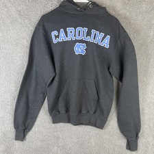 North Carolina Tar Heels Hoodie Sweatshirt Mens Large Gray Basketball Champion