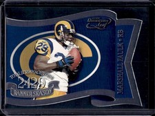 2000 Leaf Marshall Faulk Banner Season #/2429 Rams