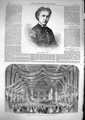 Alter antiker Druck 1867 Christine Nilsson Majestätstheater Don Giovanni 19.