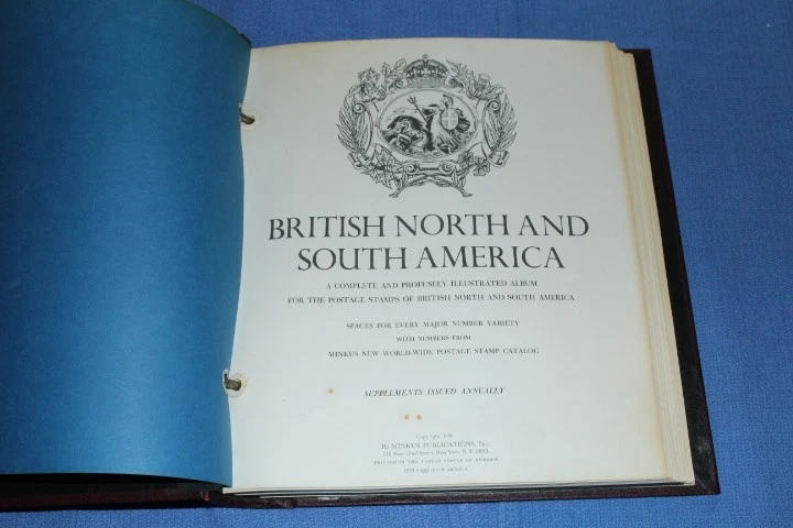 Minkus British North South America Specialty Albums to 1984 BlueLakeStamps SUPER