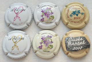 Capsules de Champagne SELOSSE PAJON / MOREL HEUCQ / MOUGIN / POREAUX