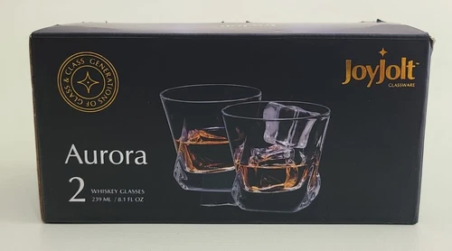 JoyJolt Aurora Whiskey Glasses