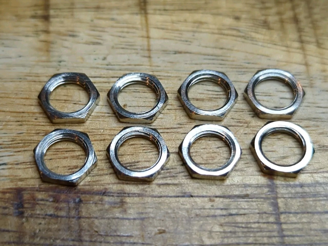 Switch Racking Lock Nuts Lot of 8 Lock Nuts for Toggle Switches | eBay