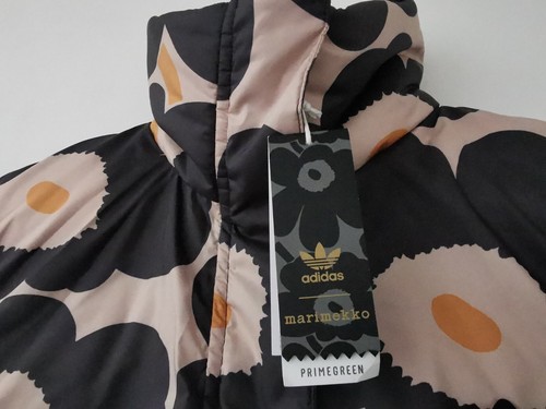 BNWT adidas x Marimekko Down Padded Reversible Gilet / Body Warmer Size 14 * NEW - Picture 3 of 17