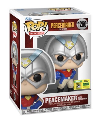 SDCC 2022 Exclusive Sticker Funko Pop TV DC 1260 Peacemaker Peace Sign HBO Max