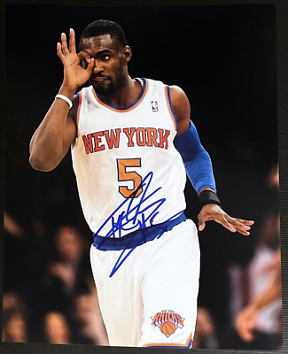 Tim Hardaway Jr Auto Signed 11x14 Photo New York Knicks Michigan