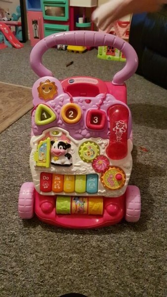vtech first steps baby walker pink cheapest